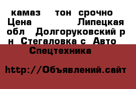 камаз 10 тон, срочно › Цена ­ 650 000 - Липецкая обл., Долгоруковский р-н, Стегаловка с. Авто » Спецтехника   